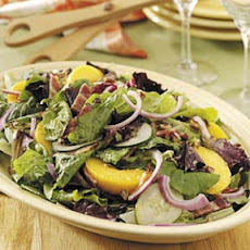 Tossed Salad with Peaches Recipe