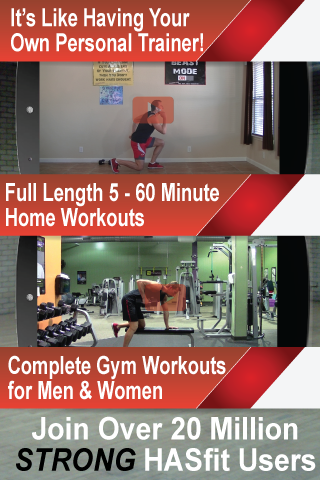 Android application HASfit Home Workout Routines & Fitness Plans screenshort