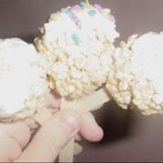 Rice  Krispies Treats Lollipops