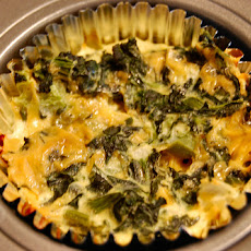Crustless Spinach Quiche
