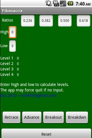 【免費財經App】Fibonacci Golf (edit ratios)-APP點子