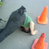 fixing memorial dr path pothole