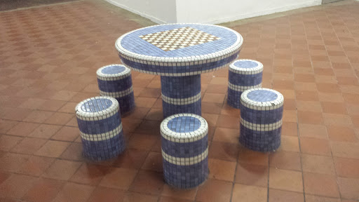 Mosaic Chess Tables