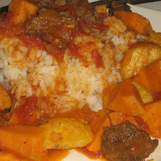 Curried Banana Beef Stew