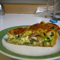 Asparagus and Mushroom Quiche