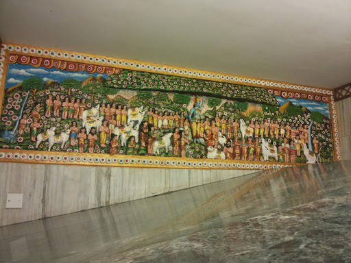 Semi 3D Mural Of Lord Krishna In Kediyoor Hotel