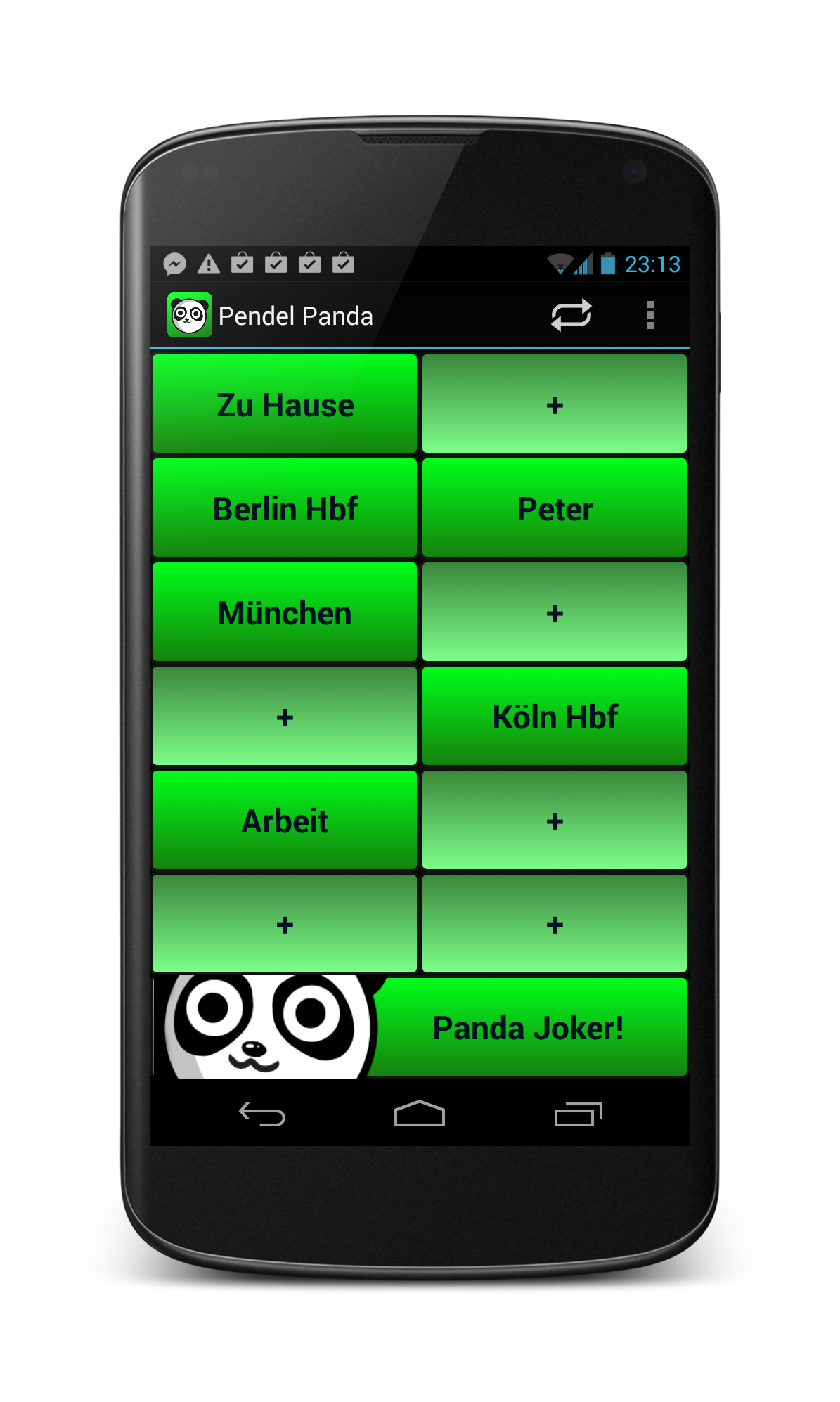 Android application Pendel Panda (Ad-Free-Key) screenshort