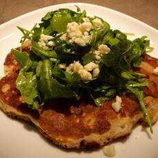 Pancakes with Carmelized Pears and Gorgonzola