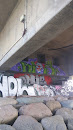 Graffiti under Ölandsbron