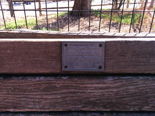 Memorial Bench From The John Smith Family