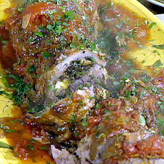 Braised Pork Roll: Braciolona