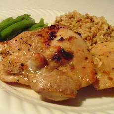 Maple Glazed Chicken Thighs