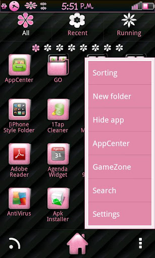 【免費個人化App】Pinkie GoLauncher Theme-APP點子