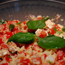 Fresh Mozzarella, Tomato, and Basil Couscous Salad