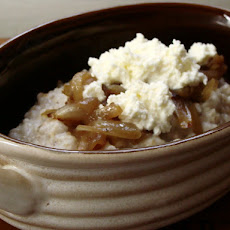 Caramelized Onion, Ricotta & Steel Cut Oats