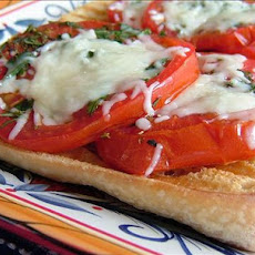 Italian Bruschetta With Herbed Mozzarella & Garlic Tomatoes