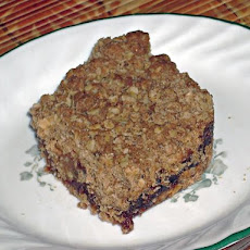 Date and Cherry Oatmeal Squares
