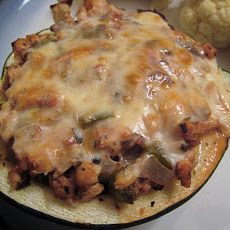 Light Stuffed Zucchini