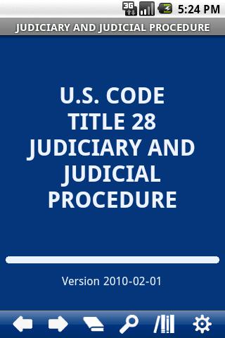 USC T.28 Judiciary Judicial P.