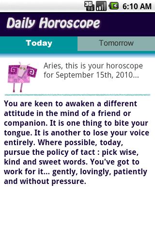 Aries Daily Horoscope