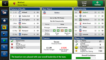 Screenshot of Football Manager Handheld 2014