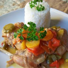 Rabbit Stew with Coconut Cream