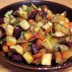 Braised Fall Vegetables With Coriander