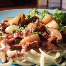 Scallop, Shiitake and Prosciutto Skillet Surprise