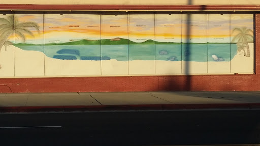 Beach Sunset Mural