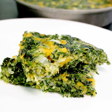 Cheesy Spinach Squares