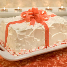 Peppermint-wrapped Ice Cream Cake