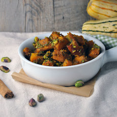 Pistachio-Dusted Kabocha Squash