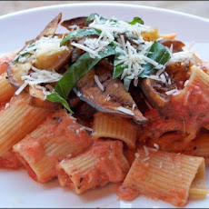 Eggplant (Aubergine) Parmesan Rigatoni