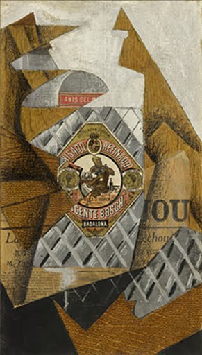 The Bottle of Anís del Mono, Juan Gris