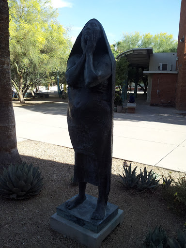 Standing Woman with Hands on her Face (1976)