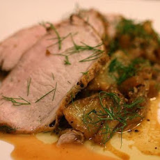 Chili Rubbed Pork Tenderloin With Apricot Ginger Glaze