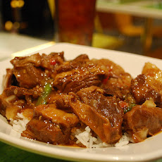 Beef Brisket with Burgundy-Orange Sauce