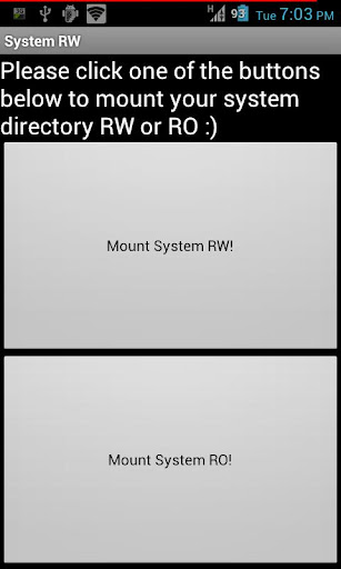 System RW RO Free