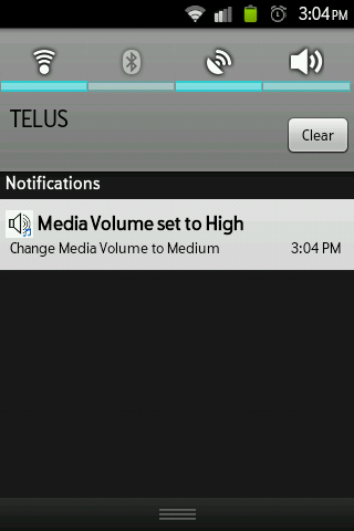 Media Volume Toggle