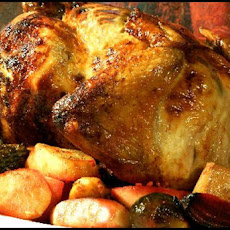 Lemon-Herb Chicken With Roasted Vegetables and Walnuts