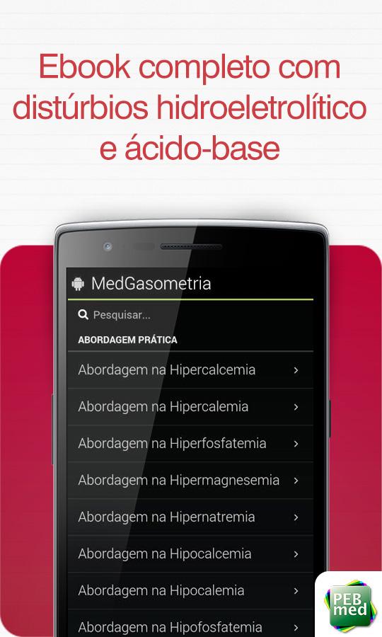 Android application Doctor Blood Gas ABG screenshort