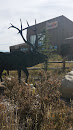 Elk Statue Colorado East Bank