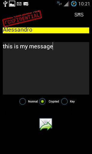 top-secret-sms-phonebook for android screenshot