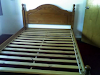 Cama 2 Plazas Madera Maciza