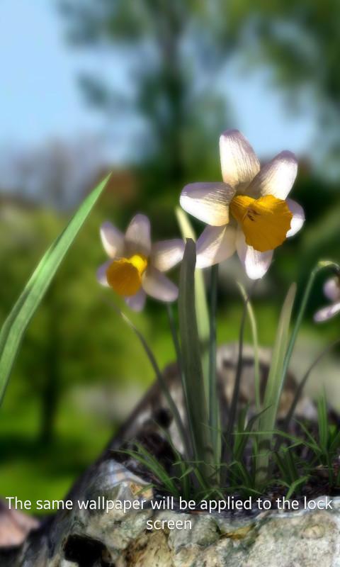 Android application Nature Live❁ Spring Flowers XL screenshort