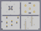 Thumbnail of the map 'Four Rooms... full of action'