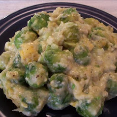 Creamy Baked Brussels Sprouts