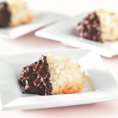 BAKER'S Chocolate-Dipped Macaroons