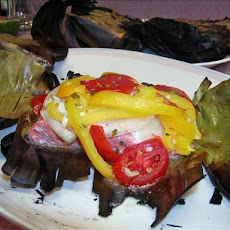 Lemon Grilled Fish in Banana Leaves