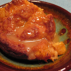 Double Caramel Pineapple Bread Pudding